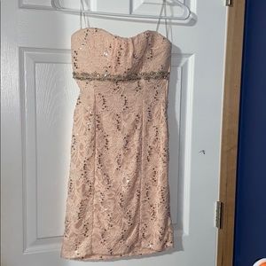 Juniors sequin party mini dress